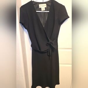 Evan Picone Classic Black Midi Dress